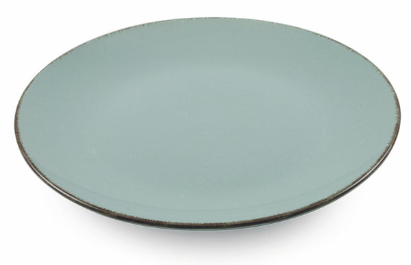 Set 6 Piatti Piani Ø27x3,5 cm in Gres Villa d'Este Home Tivoli Baita Glazed Grigi prezzo