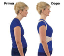 Supporto fascia posturale lombare schiena spalle unisex misura regolabile