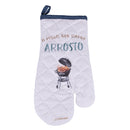 Guanto Cucina Arrosto Arrosto in Cotone VdE Tivoli 1996 Le Travisate Bianco