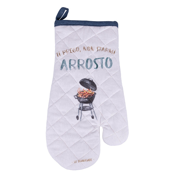 online Guanto Cucina Arrosto Arrosto in Cotone VdE Tivoli 1996 Le Travisate Bianco