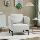 Poltroncina 73x74x82 cm in Velluto a Coste Grigio