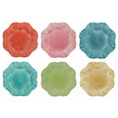 Set 6 Sottopiatti in Plastica Ø 34cm Villa d'Este Hippy Calamoresca Smerlato