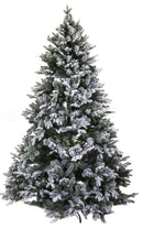 Albero di Natale Artificiale innevato monte Cristallo verde Varie Misure