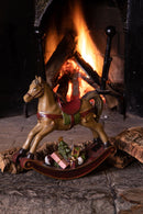 Statuina Cavallo a Dondolo 32,5 cm in Resina