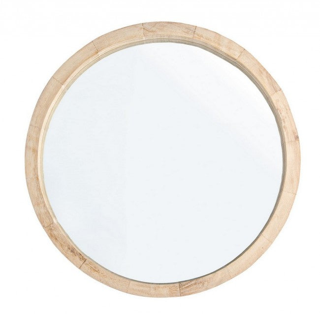 Specchio con Cornice Tiziano 2576 Tondo D42 in Legno