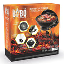 Barbecue a Carbone Carbonella con Coperchio e Ruote 73x57x100 cm in Acciaio Nero      