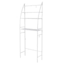 Scaffale Multifunzione per Bagno 165x25x47 cm Rack Mensole Salvaspazio