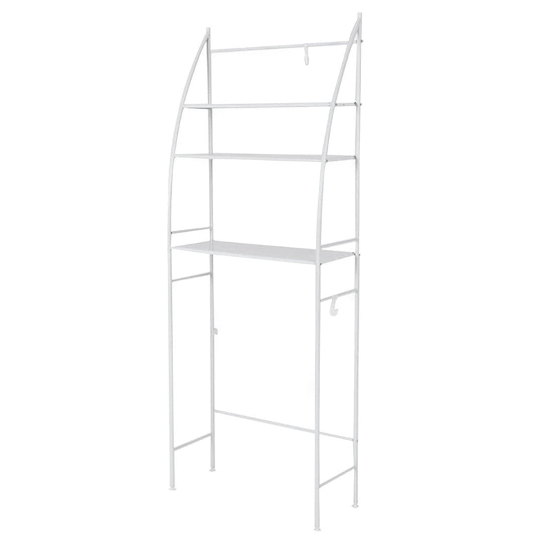 Scaffale Multifunzione per Bagno 165x25x47 cm Rack Mensole Salvaspazio