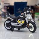 Moto Elettrica per Bambini Cruiser Acceleratore a Manubrio 12V 7Ah Blu Metallizzato         