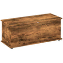 Panca Contenitore Capacità 60 kg 100x40x40 cm in Legno Marrone   
