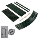 Arco da Giardino Supporto per Rose Piante Rampicanti in Metallo Altezza 240 cm