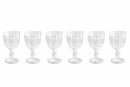 Set 6 Calici Ø9x16 cm in Vetro Villa d'Este Home Tivoli Chateau Trasparenti