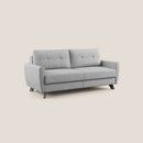 Divano Letto 3 Posti 208x97x96 cm in Tessuto Grigio Chiaro