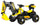 Escavatore Elettrico per Bambini 6V Kidfun Ruspa Force Giallo e Nero