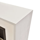 Camino a Bioetanolo da Pavimento 110x94x35 cm Roxana Tortora e Bianco