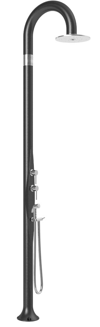 sconto Doccia da Esterno Giardino Miscelatore Deviatore e Doccetta Mobile Arkema Funny Yin Top Line Perla