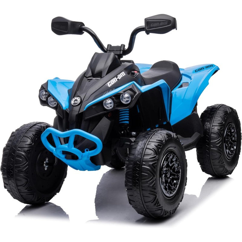 Quad Elettrico per Bambini Licenza Can-Am Renegade 12V ATV Telecomando e Ammortizzatori Blu  