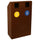 Mobile per Raccolta Differenziata 2 Scomparti 120 L 60x30x96 cm in Acciaio Verniciato Corten