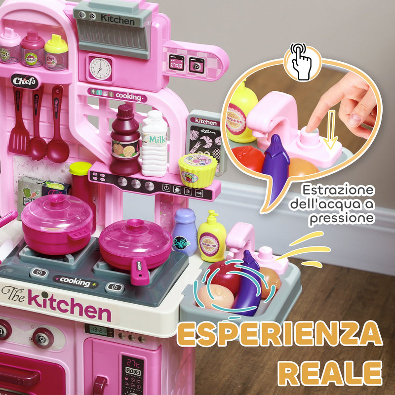 Cucina Giocattolo In Legno Per Esterni Con Lavello Rimovibile, Rubinetto Funzionante, Fornelli E Accessori, Set Montessoriano Per Gioco Creativo Con Fango E Sabbia, Per Bambini Dai 3 Anni In Su