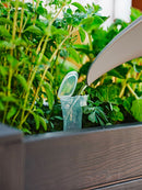 Fioriera da Giardino 42x42x40 cm in Polipropilene Trama 001 Moka Marrone Scuro