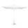 Ombrellone da Giardino 2x3 m Palo Ø38 mm Nice in Alluminio Bianco