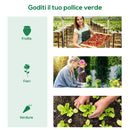 Mini Serra per Piante Impermeabile con 3 Ingressi Avvolgibili 400x100x80 cm Verde 