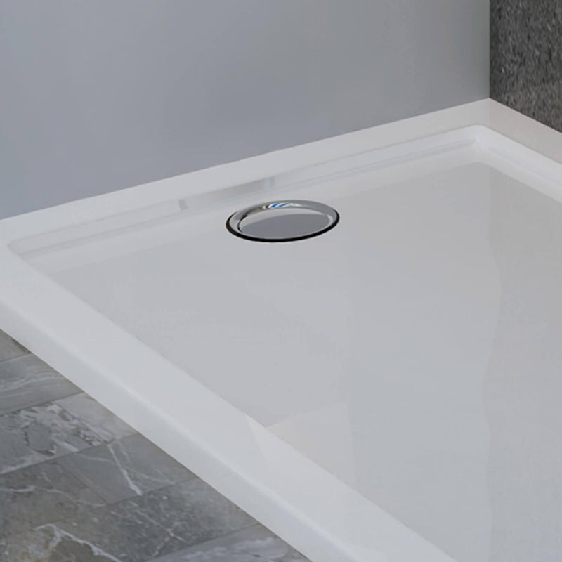 Piatto Doccia in Acrilico Fosterberg Floret Bianco Lucido Varie Misure