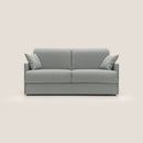 Divano Letto 2 Posti 149x90x96 cm in Tessuto Grigio