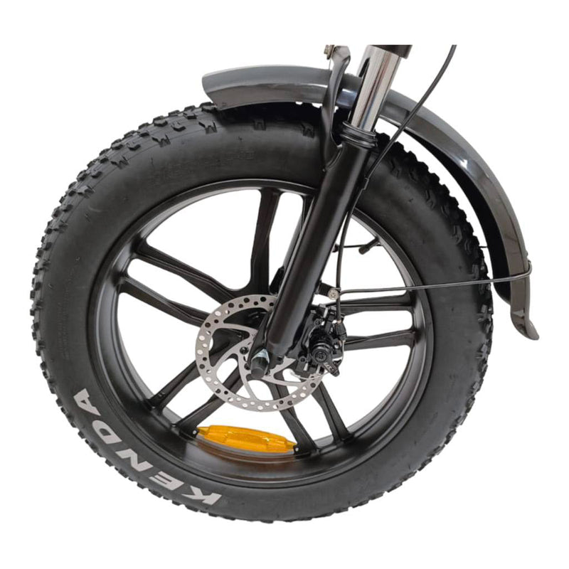 Fat-Bike Bicicletta Elettrica Pieghevole 36V a Pedalata Assistita 20"" 250W Nera
