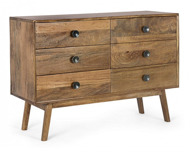 Cassettiera 6 Cassetti Sylvester in Legno