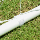 Porta da Calcio 302x83x201 cm in Plastica Bianca