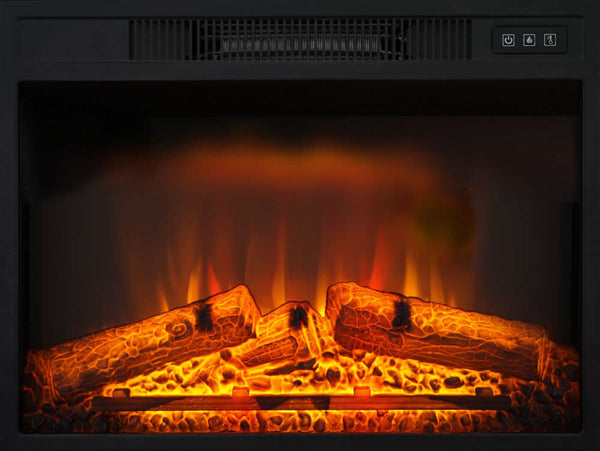 Bruciatore Elettrico da Incasso per Camini 1500W Chemin'Arte Oxford Nero sconto