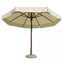 Ombrellone da Giardino Ø3 m Palo Ø48 mm Venere in Legno Marrone