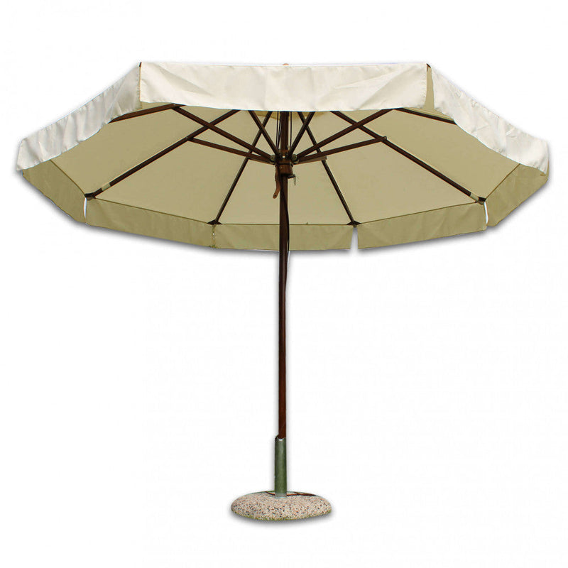 Ombrellone da Giardino Ø3 m Palo Ø48 mm Venere in Legno Marrone