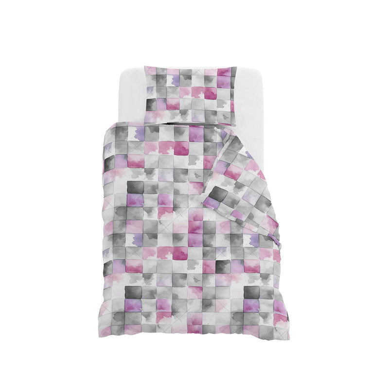 Copripiumino Singolo con Stampa sul Sacco e Federa Linea River Ili 