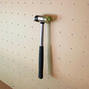 Banco da Lavoro Porta Attrezzi 120 cm in Acciaio con Parete e Cassetto Rosso