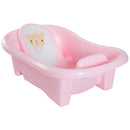 Vaschetta Bagnetto Neonati 30L in Plastica PP Rosa 88x49x28 cm 