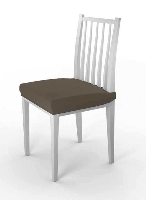 Set 2 Coprisedie Elasticizzati in Poliestere Tortora sconto