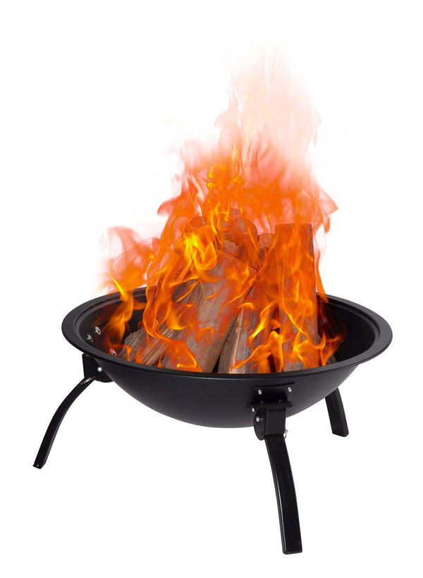 Stufa Braciere Grill a Legna o Carbone da Esterno Qlima FFGW4556 Nero sconto