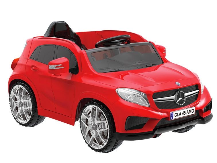 Macchina Elettrica per Bambini 12V con Licenza Mercedes GLA 45 AMG Rossa