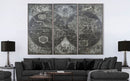 Pannello da Muro World Set 3 Pz 240x3x170 cm MDF Multicolor