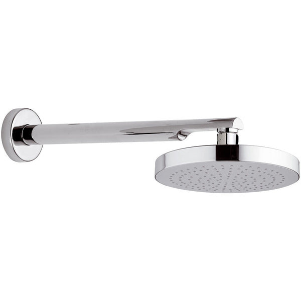 online Soffione Doccia Tondo Ø20cm in Ottone con Braccio a Parete Mariani Cromato