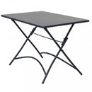 Tavolo Bristol 110x70x72 h cm in Acciaio Antracite