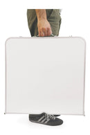 Tavolo Pieghevole da Giardino con 4 Sedie 120x60 cm Soriani Pic-wick Bianco