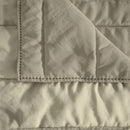Trapuntino Estivo Double Face Effetto Water Washed in Poliestere Crema e Sabbia Varie Misure