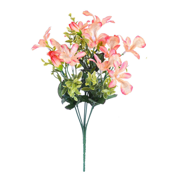 prezzo Set 8 Bouquet Artificiali Mini di Orchidee Altezza 30 cm
