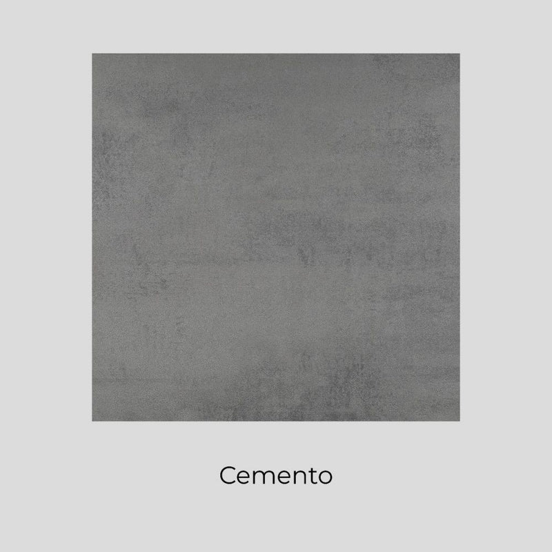 Mobile Lavanderia a Colonna per Lavatrice e Asciugatrice con 2 Ante Installabili Sopra o Sotto 70x70x174A cm in Nobilitato Unika Grigio Cemento