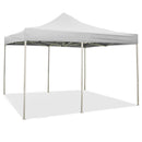 Gazebo Richiudibile Pieghevole 3x6m in Acciaio e PVC Impermeabile Bianco