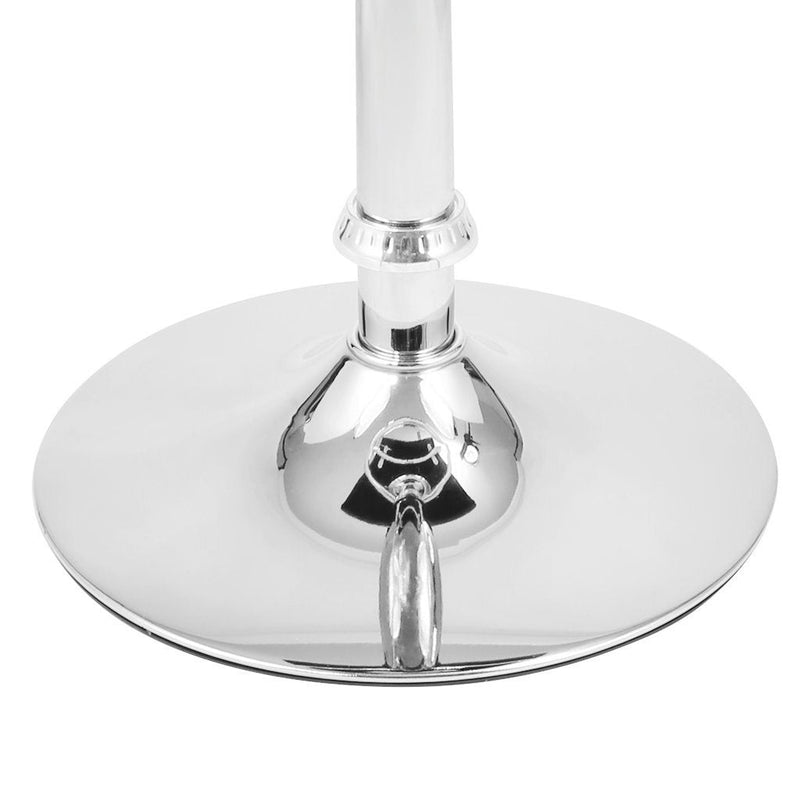 Sgabello con Braccioli Alzata a Gas e Seduta Girevole in Similpelle Vandi Nero