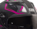 Casco Integrale per Scooter Visiera Lunga CGM Tampere Mach 2 316G Fucsia Fluo Opaco Varie Misure